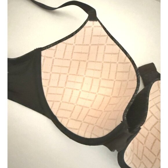 Victoria Secret Womens Black Gray Uplift Semi Demi Underwire Bra Sz 38 C New - Picture 4 of 7